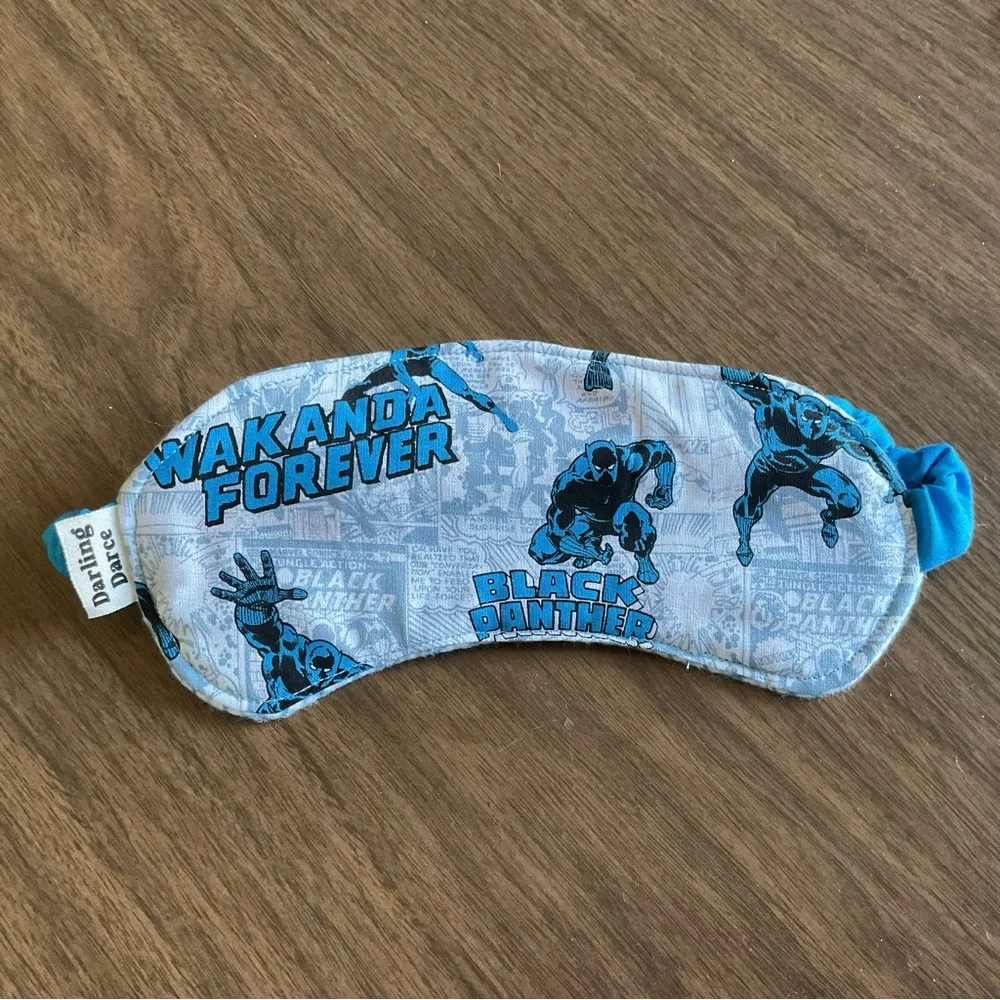 Marvel Avengers Black Panther Kids Sleep Mask - Blue
